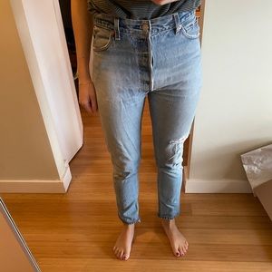 RE/DONE Levi’s High Rise Stove Pipe Jeans